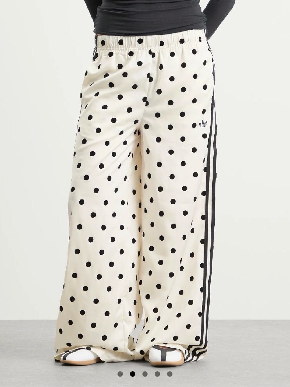 ADIDAS POLKA DOT WIDE TRACKPANTS size XXL - Picture 2 of 3